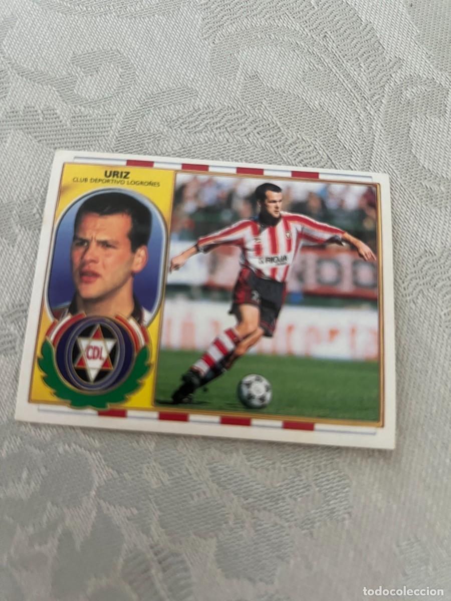 Cromos de f&uacute;tbol: URIZ LOGRO&Ntilde;&Eacute;S SIN PEGAR EDICIONES ESTE 1996-97