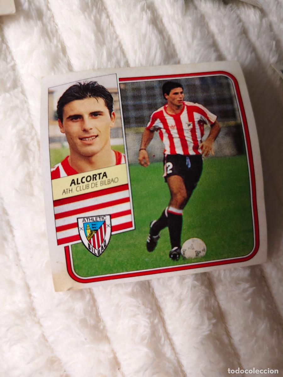 Cromos de f&uacute;tbol: EDICIONES ESTE 89 90 ALCORTA ATHLETIC CLUB BILBAO 1989 1990 DESPEGADO RECUPERADO ALBUM AAQ