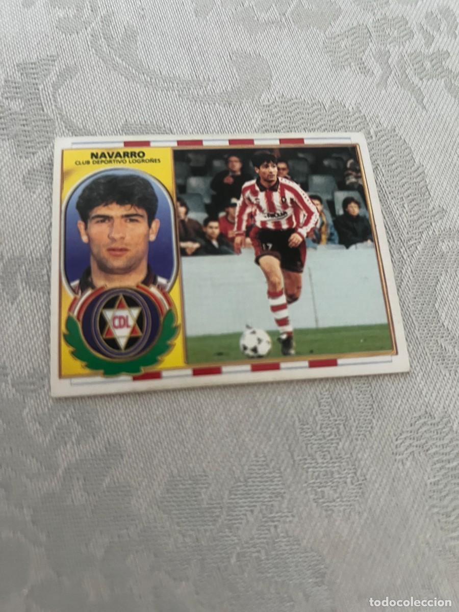 Cromos de Futebol: NAVARRO LOGRO&Ntilde;&Eacute;S SIN PEGAR EDICIONES ESTE 1996-97