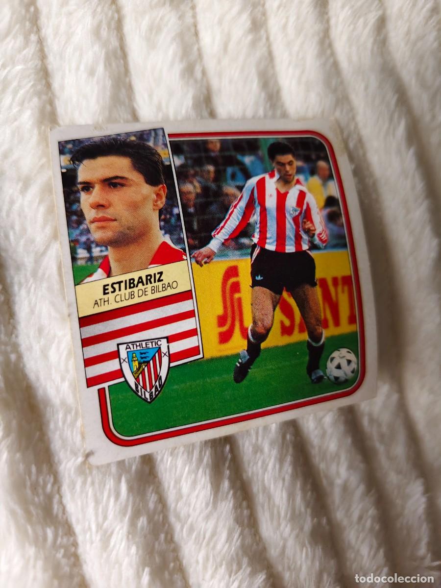 Cromos de f&uacute;tbol: EDICIONES ESTE 89 90 ESTIBARIZ ATHLETIC CLUB BILBAO 1989 1990 DESPEGADO RECUPERADO ALBUM AAQ