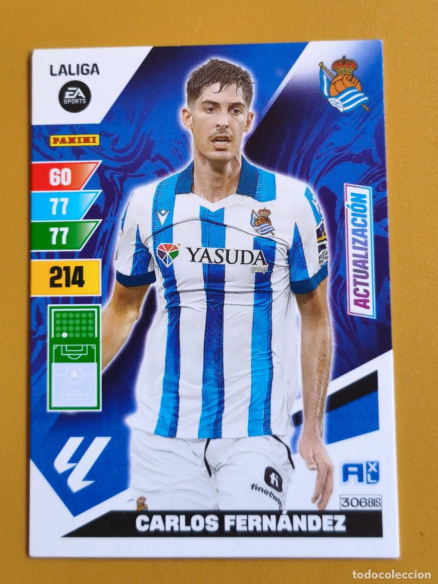 Cromos de f&uacute;tbol: carlos fernandez, 2023 24 actualizacion