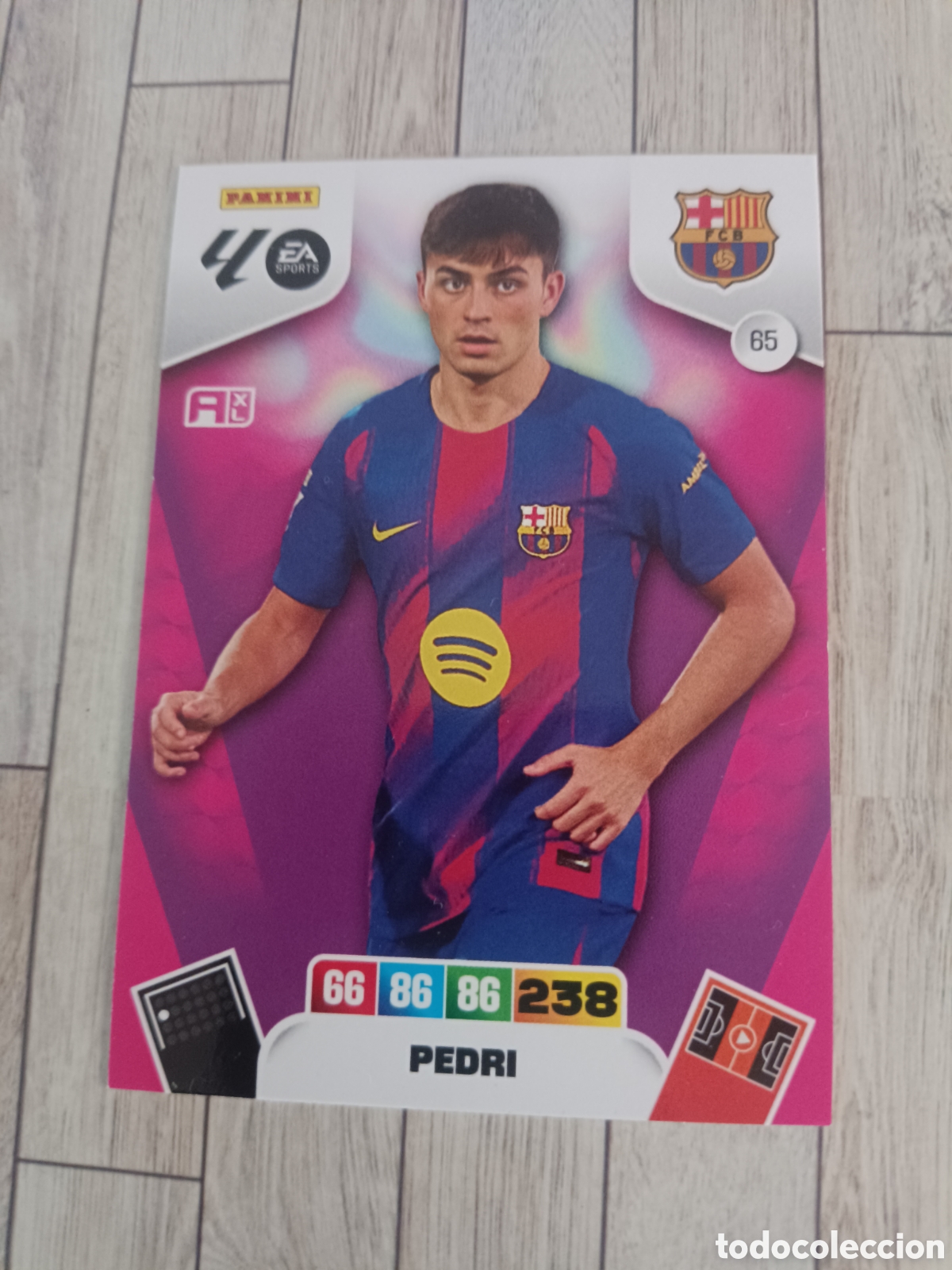 Cromos de f&uacute;tbol: 65 PEDRI BARCELONA ADRENALYN XL 2025 2026 PANINI 25 26