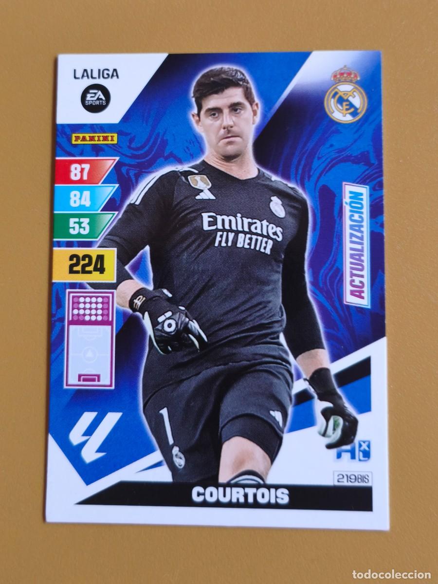 Cromos de f&uacute;tbol: courtois, 2023 24 actualizacion