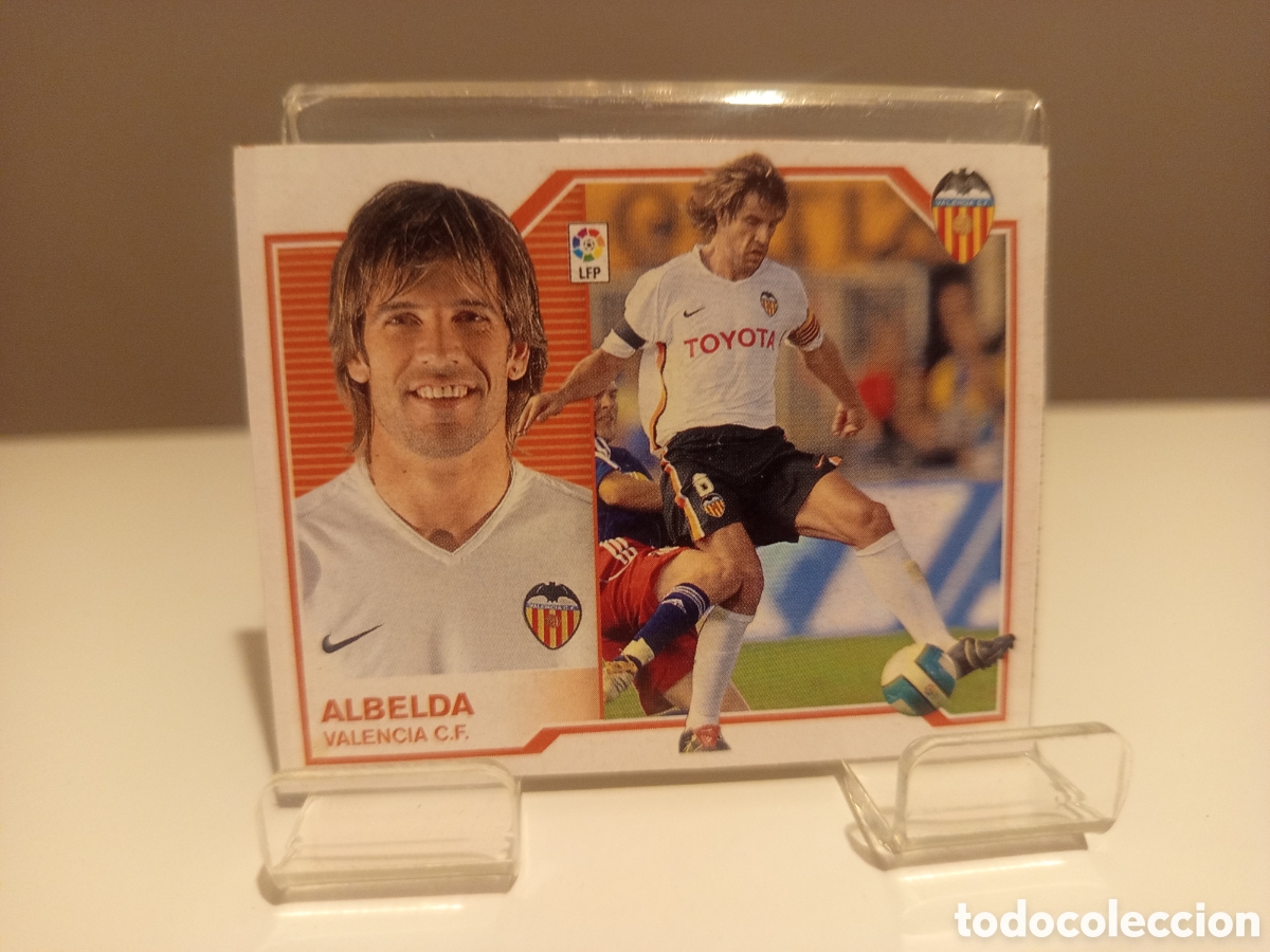 Fu&szlig;ball-Sticker: ❇️ CROMO ⚽ ALBELDA VALENCIA 2007 2008 07 08 RECORTADO LIGA ESTE ❇️