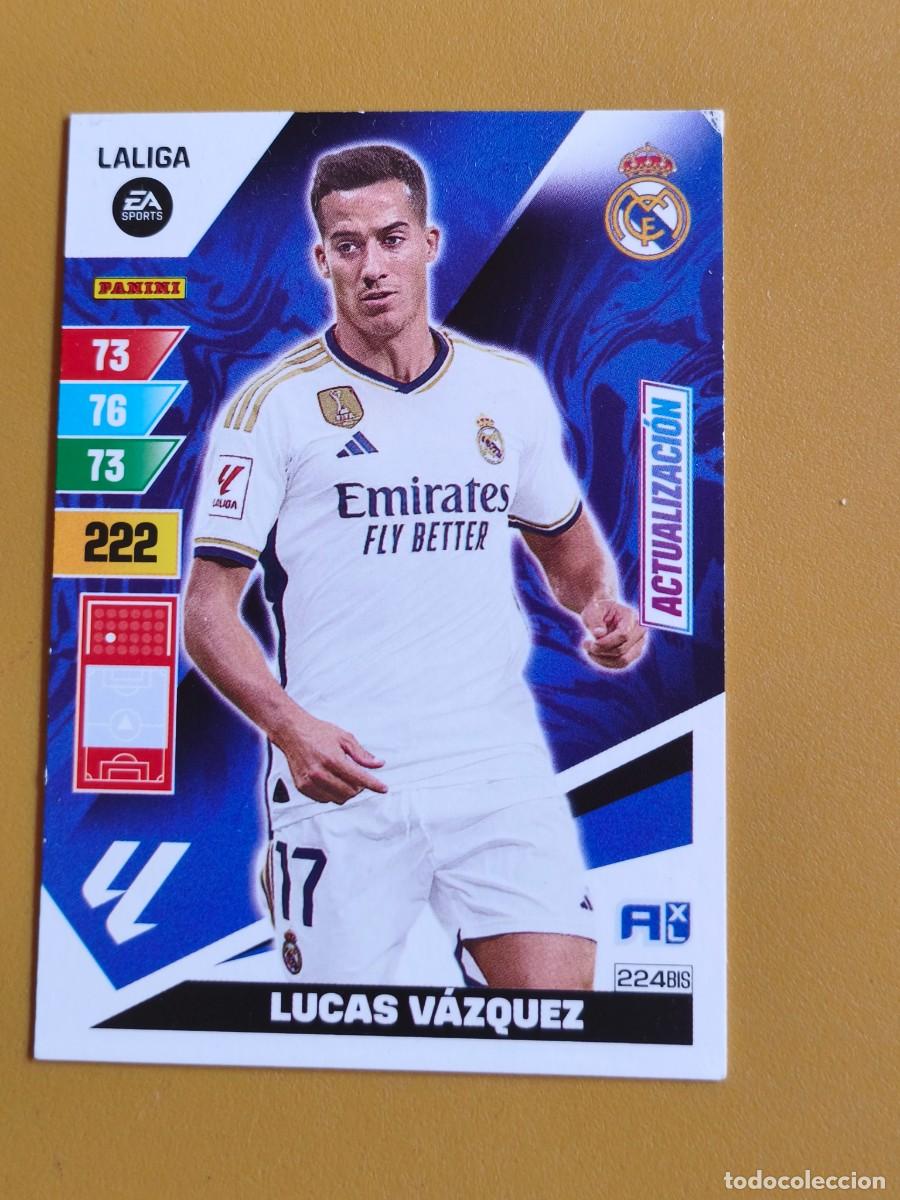 Cromos de f&uacute;tbol: lucas vazquez, 2023 24 actualizacion