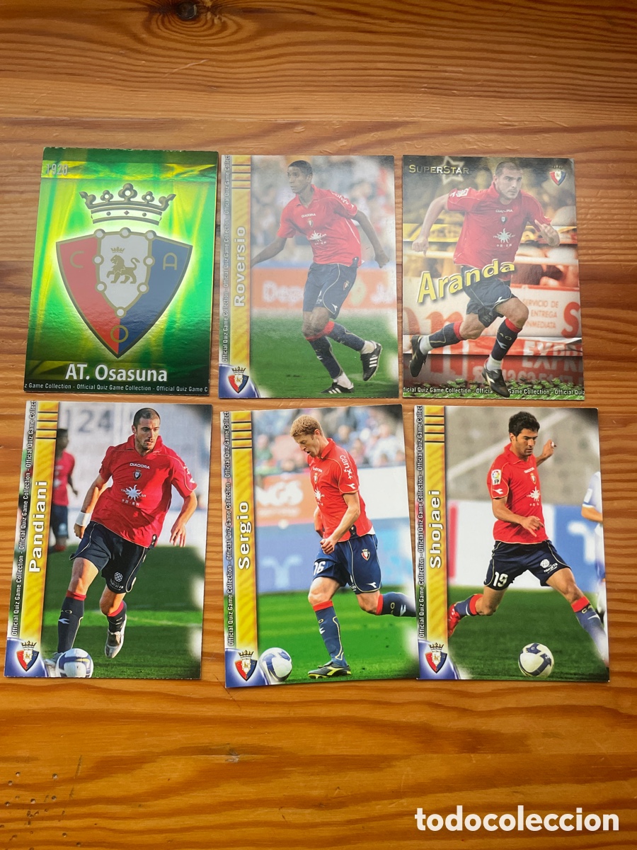 Cartes &agrave; collectionner de Football: Osasuna mundicromo 2010 lote 6 cromos