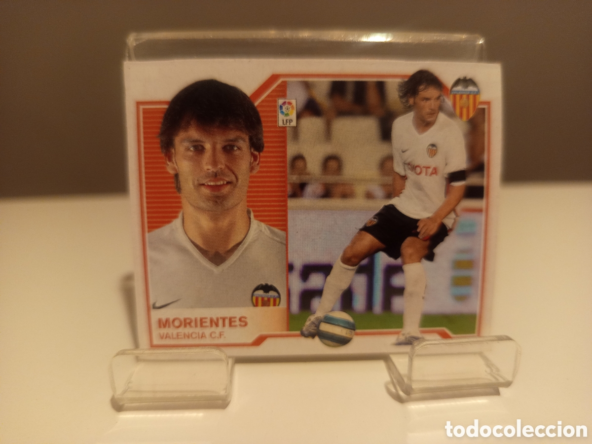 Cartes &agrave; collectionner de Football: ❇️ CROMO ⚽ MORIENTES VALENCIA 2007 2008 07 08 RECORTADO LIGA ESTE ❇️