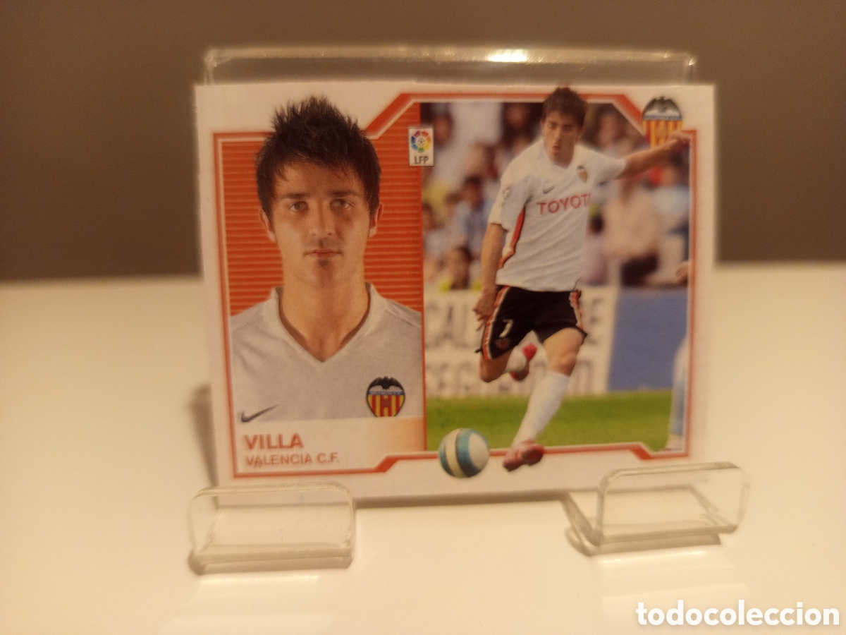 Football Stickers: ❇️ CROMO ⚽ VILLA VALENCIA 2007 2008 07 08 RECORTADO LIGA ESTE ❇️
