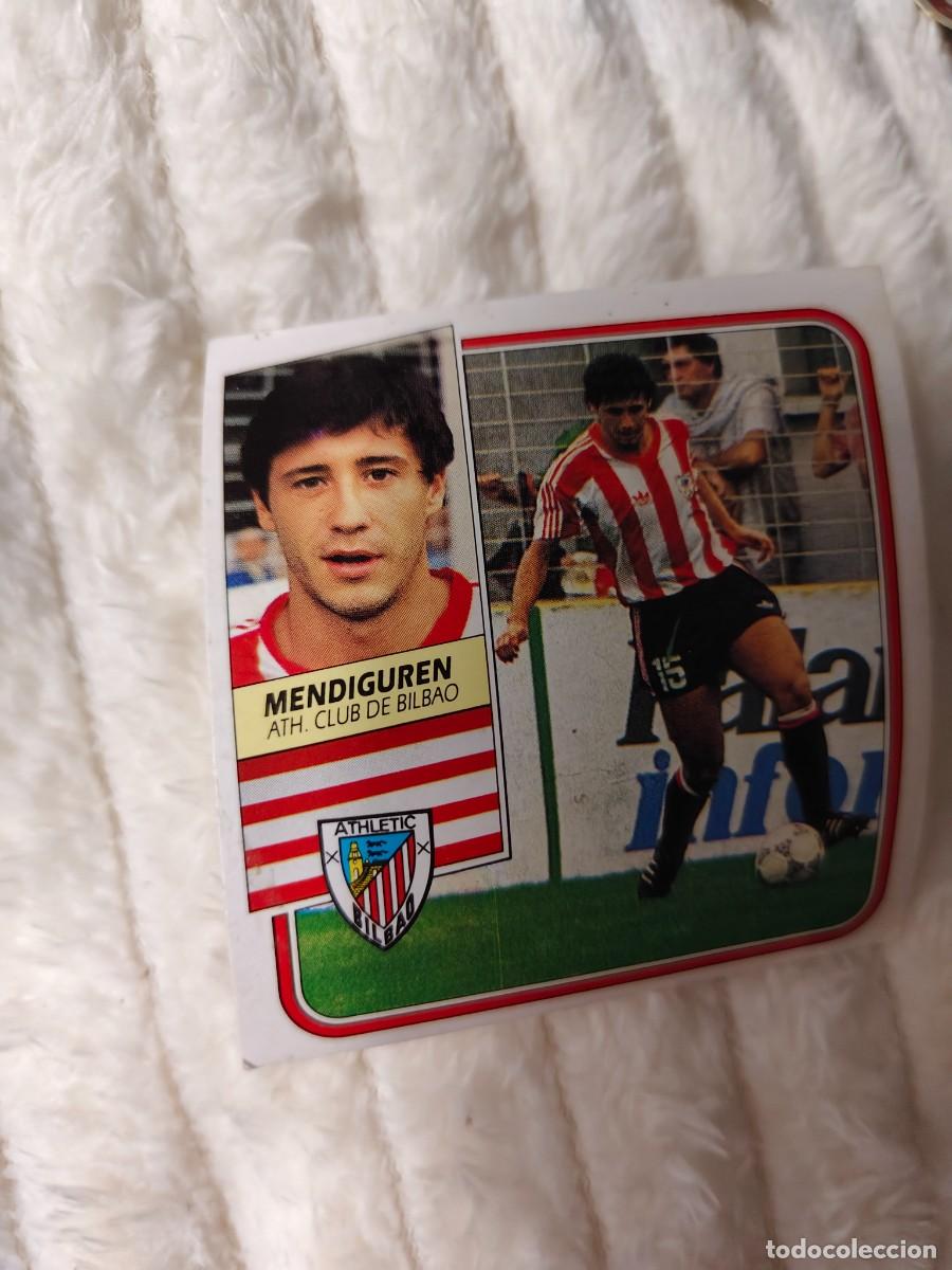 Football Stickers: EDICIONES ESTE 89 90 MENDIGUREN ATHLETIC CLUB BILBAO 1989 1990 DESPEGADO RECUPERADO ALBUM AAQ