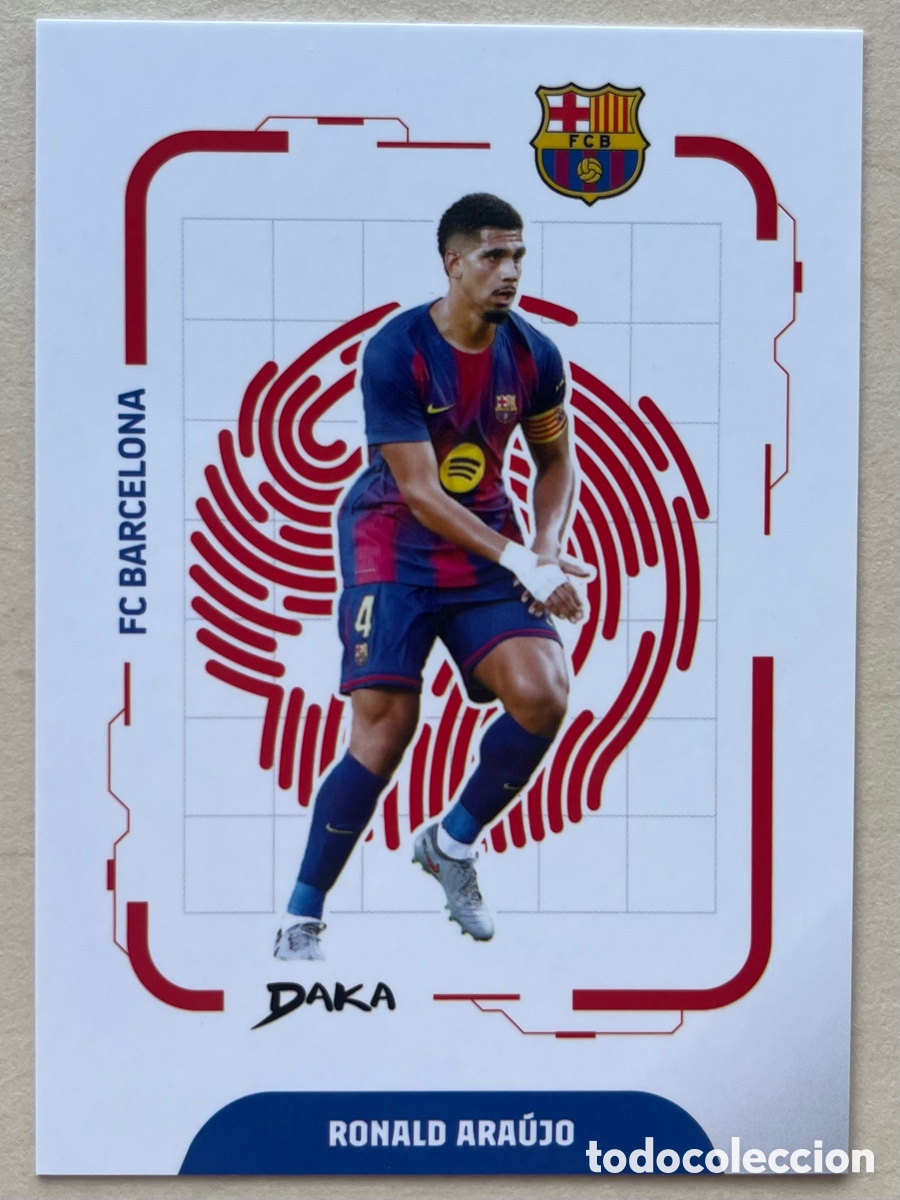 Cromos de f&uacute;tbol: Ara&uacute;jo Insert Daka FC Barcelona 2025-26