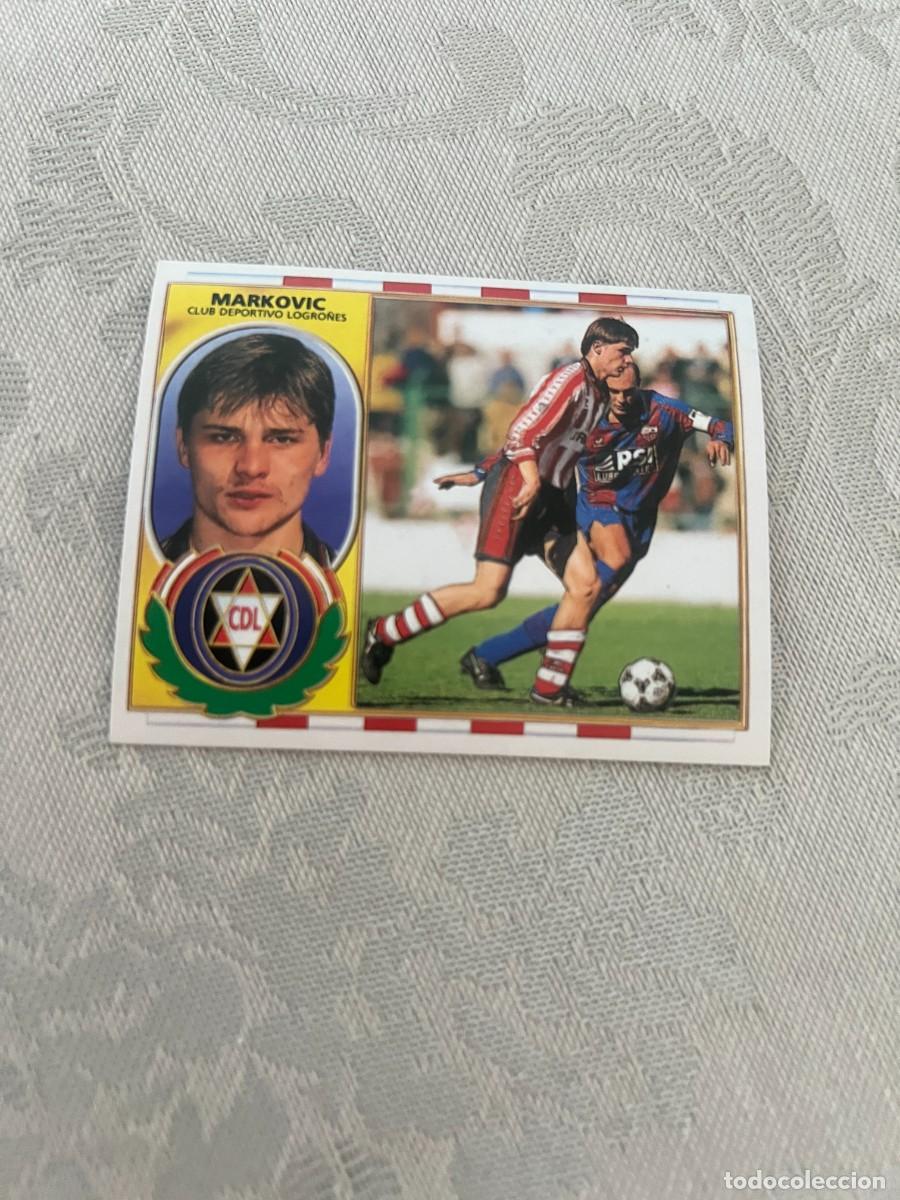 Fu&szlig;ball-Sticker: MARKOVIC LOGRO&Ntilde;&Eacute;S SIN PEGAR EDICIONES ESTE 1996-97