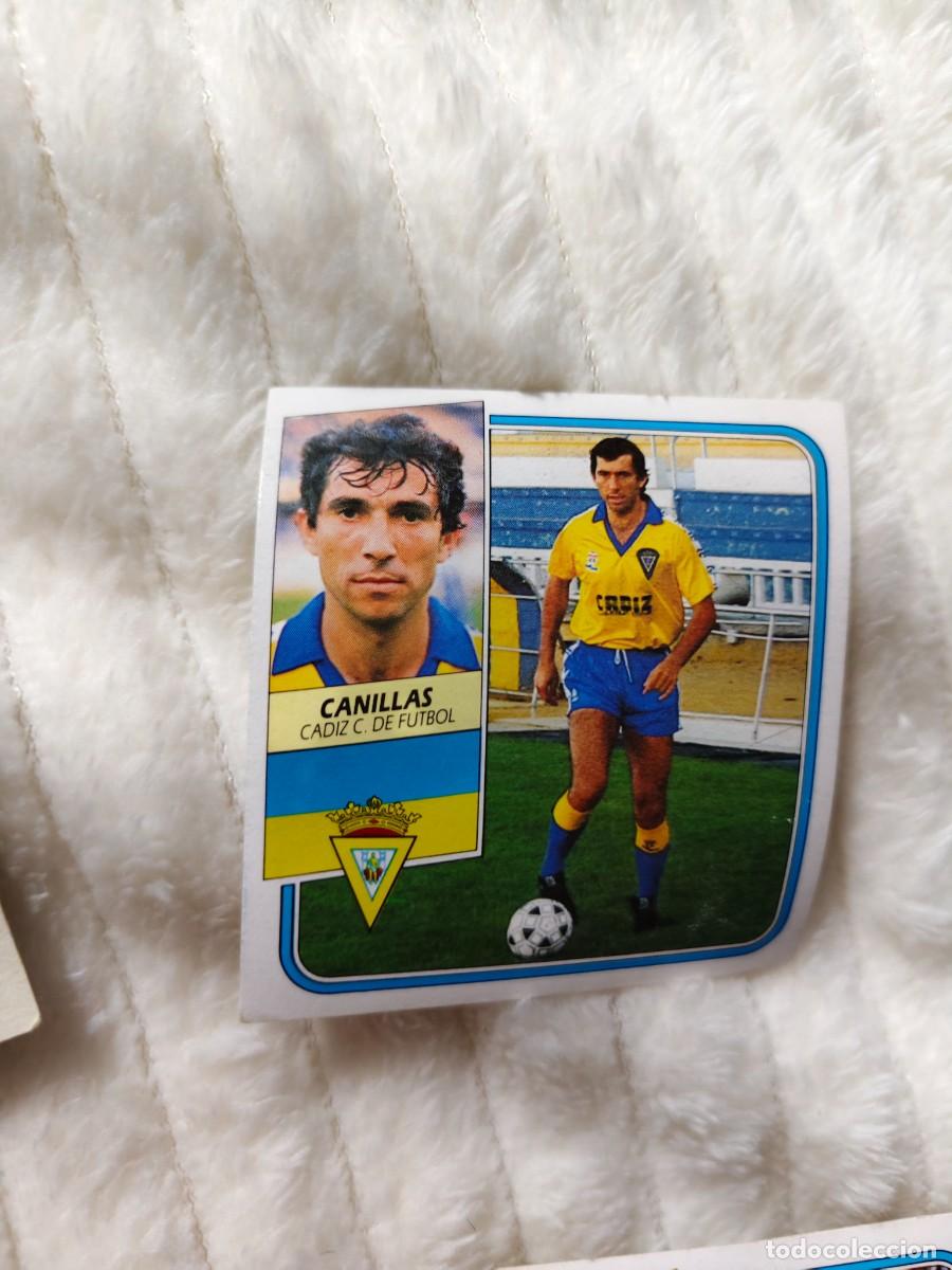 Fu&szlig;ball-Sticker: EDICIONES ESTE 89 90 CANILLAS CADIZ C.F. 1989 1990 DESPEGADO RECUPERADO ALBUM AAQ