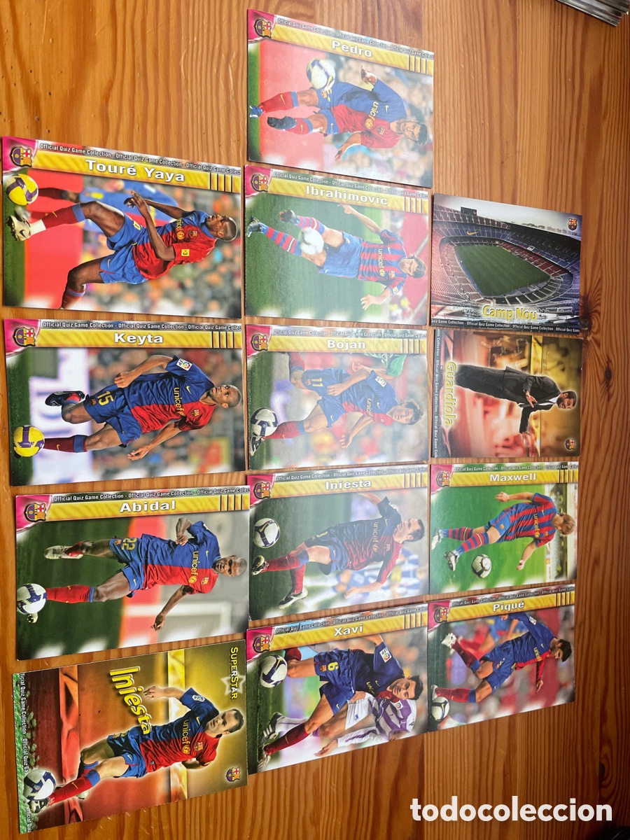 Figurine di Calcio: Barcelona mundicromo 2010 lote 13 cromos