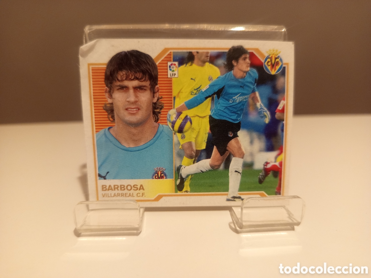 Cromos de f&uacute;tbol: ❇️ CROMO ⚽ BARBOSA VILLARREAL 2007 2008 07 08 VENTANILLA LIGA ESTE ❇️