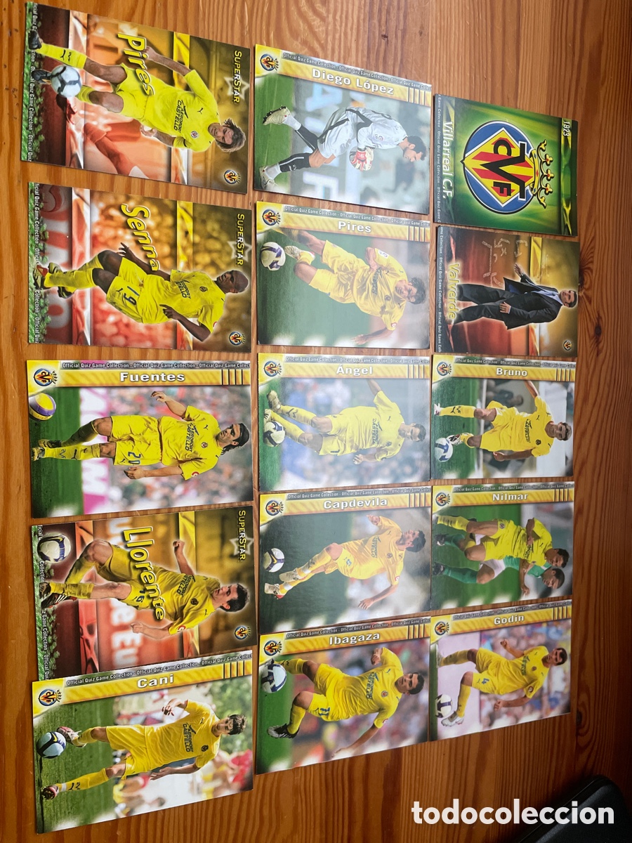 Cromos de f&uacute;tbol: Villarreal mundicromo 2010 lote 15 cromos