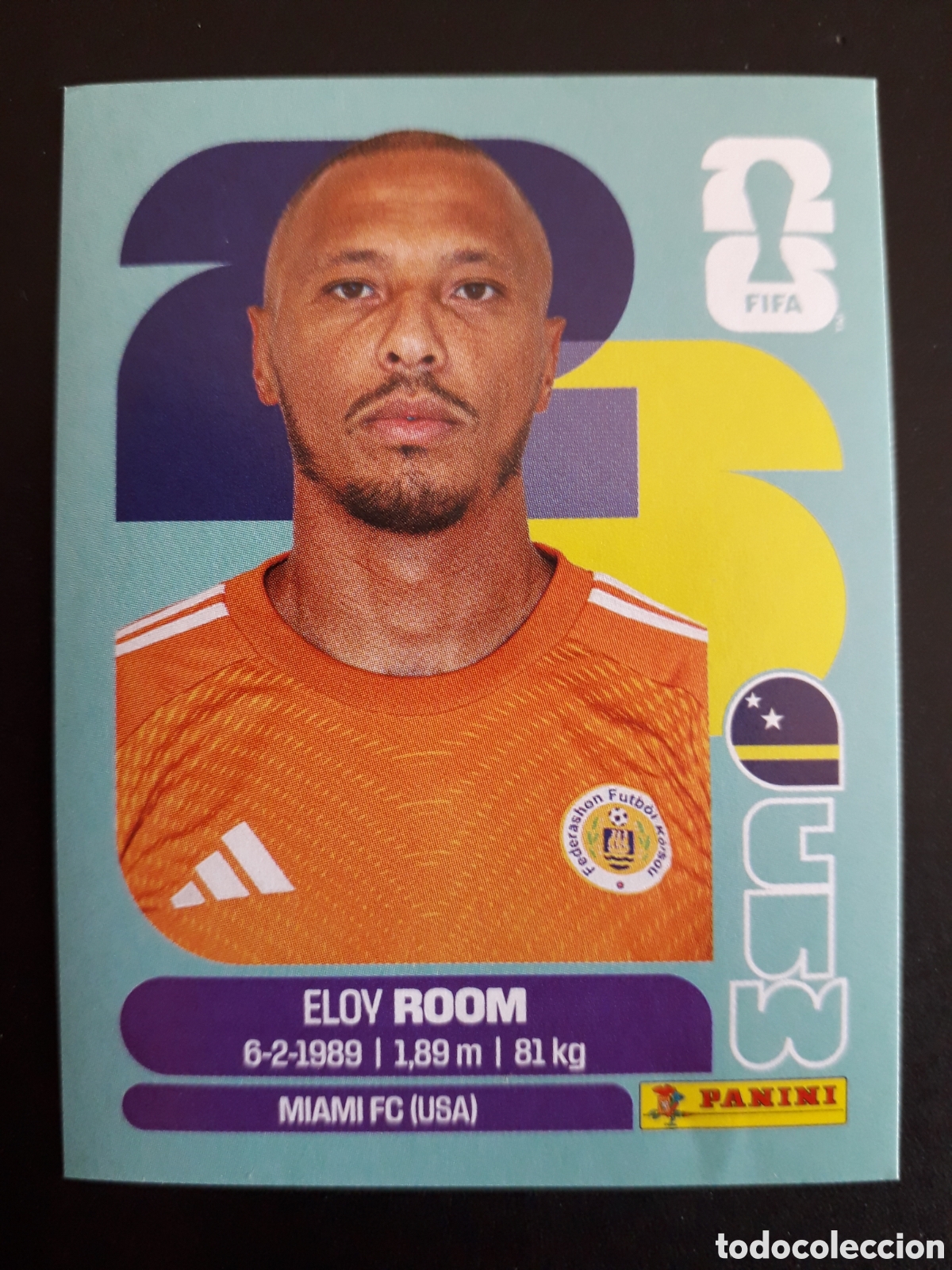 Cromos de f&uacute;tbol: ROOM CURA&Ccedil;AO CUW 2 MUNDIAL F&Uacute;TBOL 2026 FIFA WORLD CUP PANINI SIN PEGAR PEDIDO M&Iacute;NIMO 3&euro;