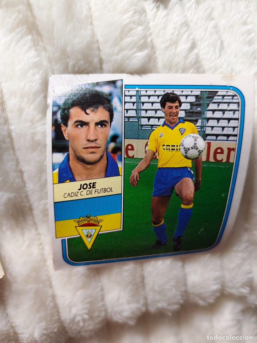 Cromos de f&uacute;tbol: EDICIONES ESTE 89 90 JOSE CADIZ C.F. 1989 1990 DESPEGADO RECUPERADO ALBUM AAQ