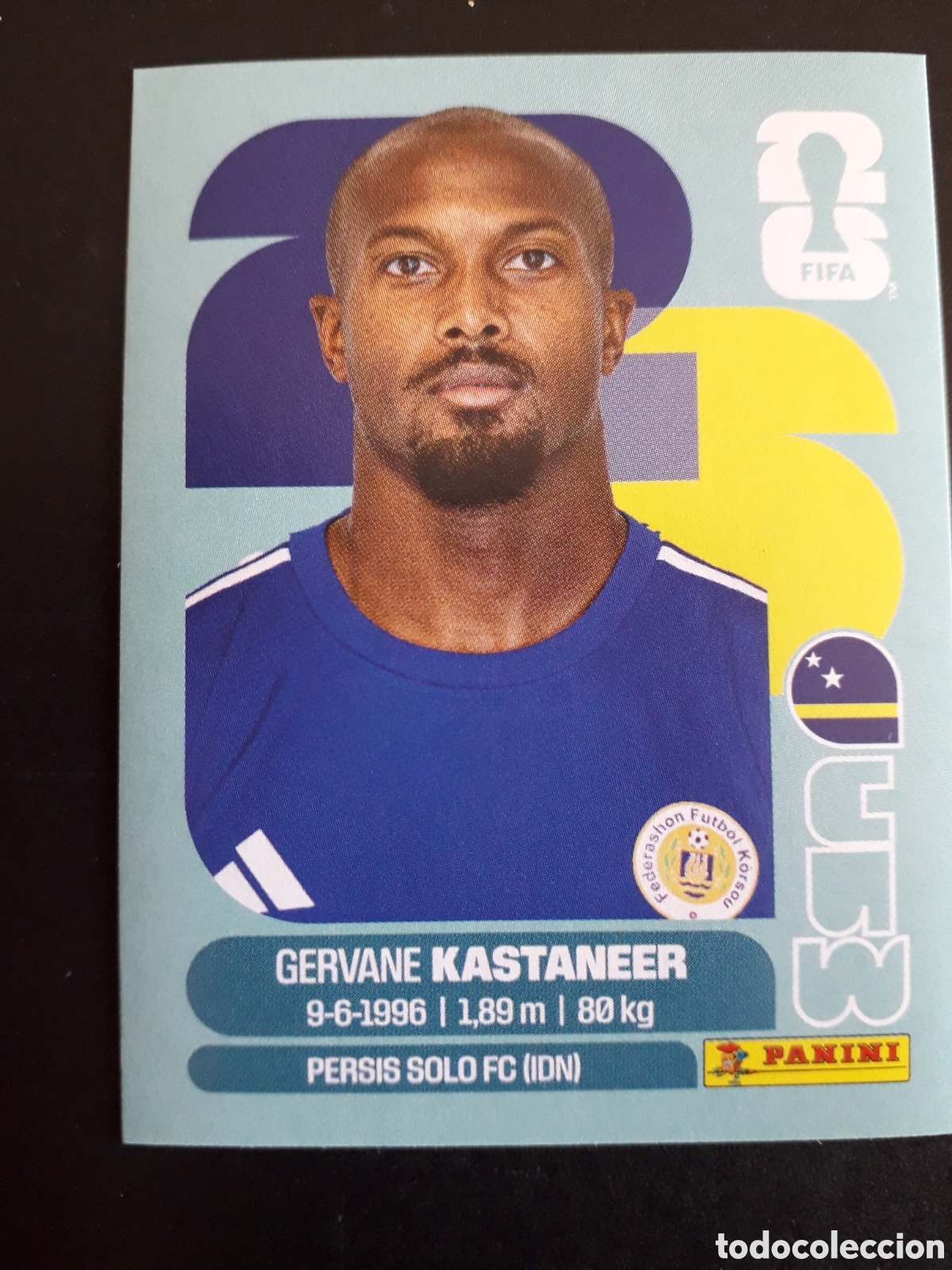 Cartes &agrave; collectionner de Football: KASTANEER CURA&Ccedil;AO CUW 19 MUNDIAL F&Uacute;TBOL 2026 FIFA WORLD CUP PANINI SIN PEGAR PEDIDO M&Iacute;NIMO 3&euro;
