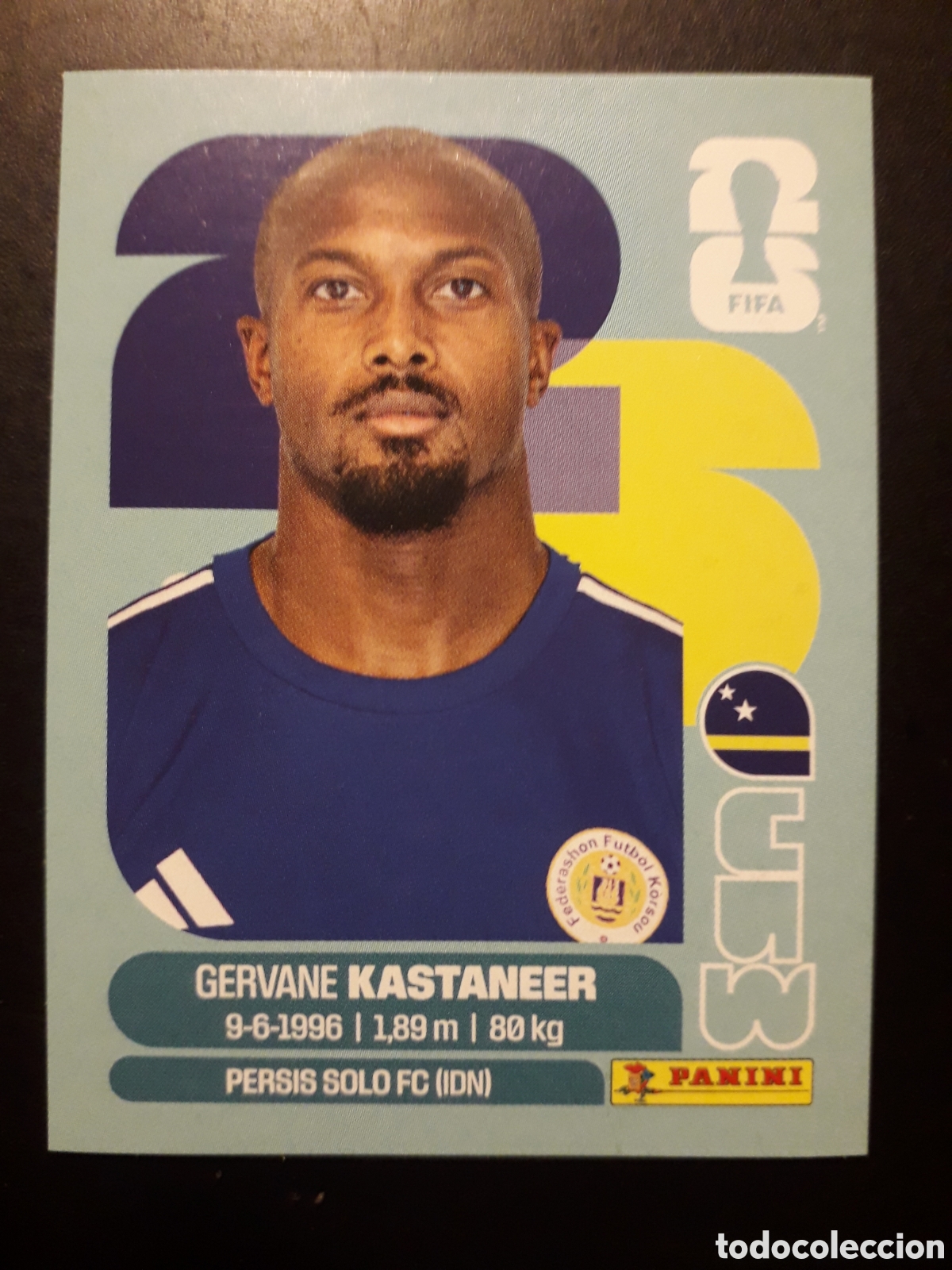 Cromos de f&uacute;tbol: KASTANEER CURA&Ccedil;AO CUW 19 MUNDIAL F&Uacute;TBOL 2026 FIFA WORLD CUP PANINI SIN PEGAR PEDIDO M&Iacute;NIMO 3&euro;