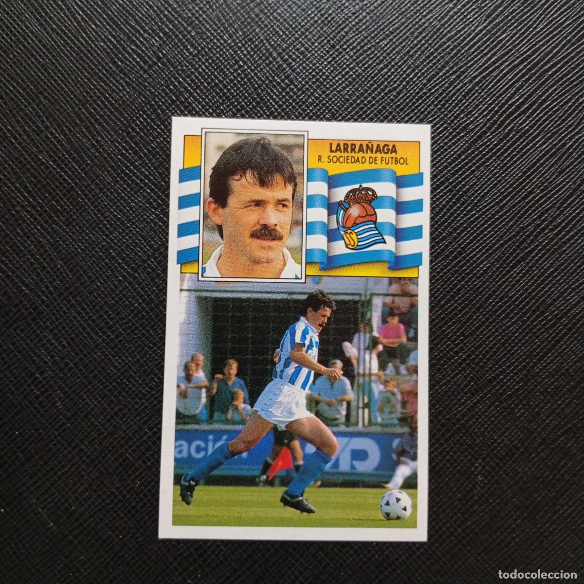 Cromos de f&uacute;tbol: LARA&Ntilde;AGA REAL SOCIEDAD ESTE 1990 1991 CROMO FUTBOL LIGA 90 91 - DESPEGADO - A37 PG82