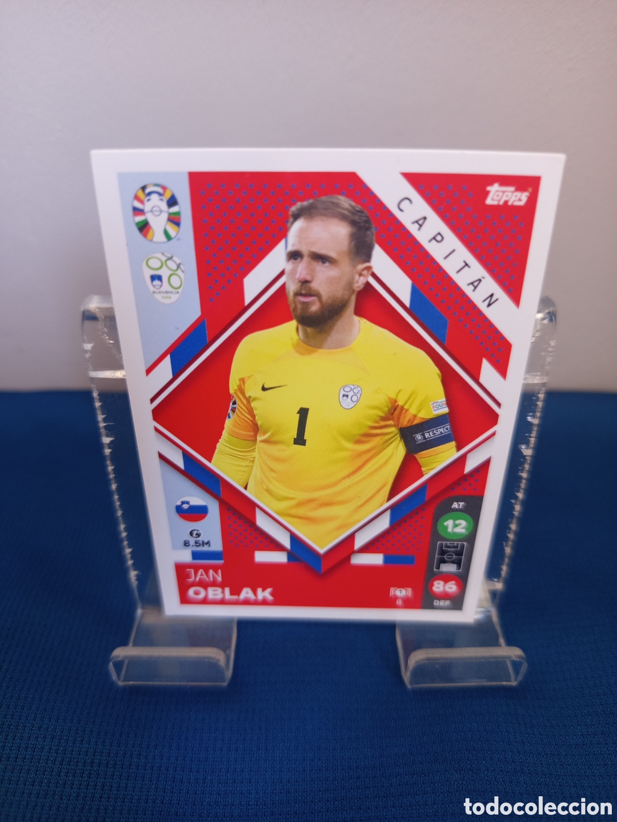 Fu&szlig;ball-Sticker: ❇️ CROMO ⚽ CARD OBLAK ESLOVAQUIA 8 CAPIT&Aacute;N UEFA EURO 2024 24 GERMANY ALEMANIA MATCH ATTAX LIDL ❇️