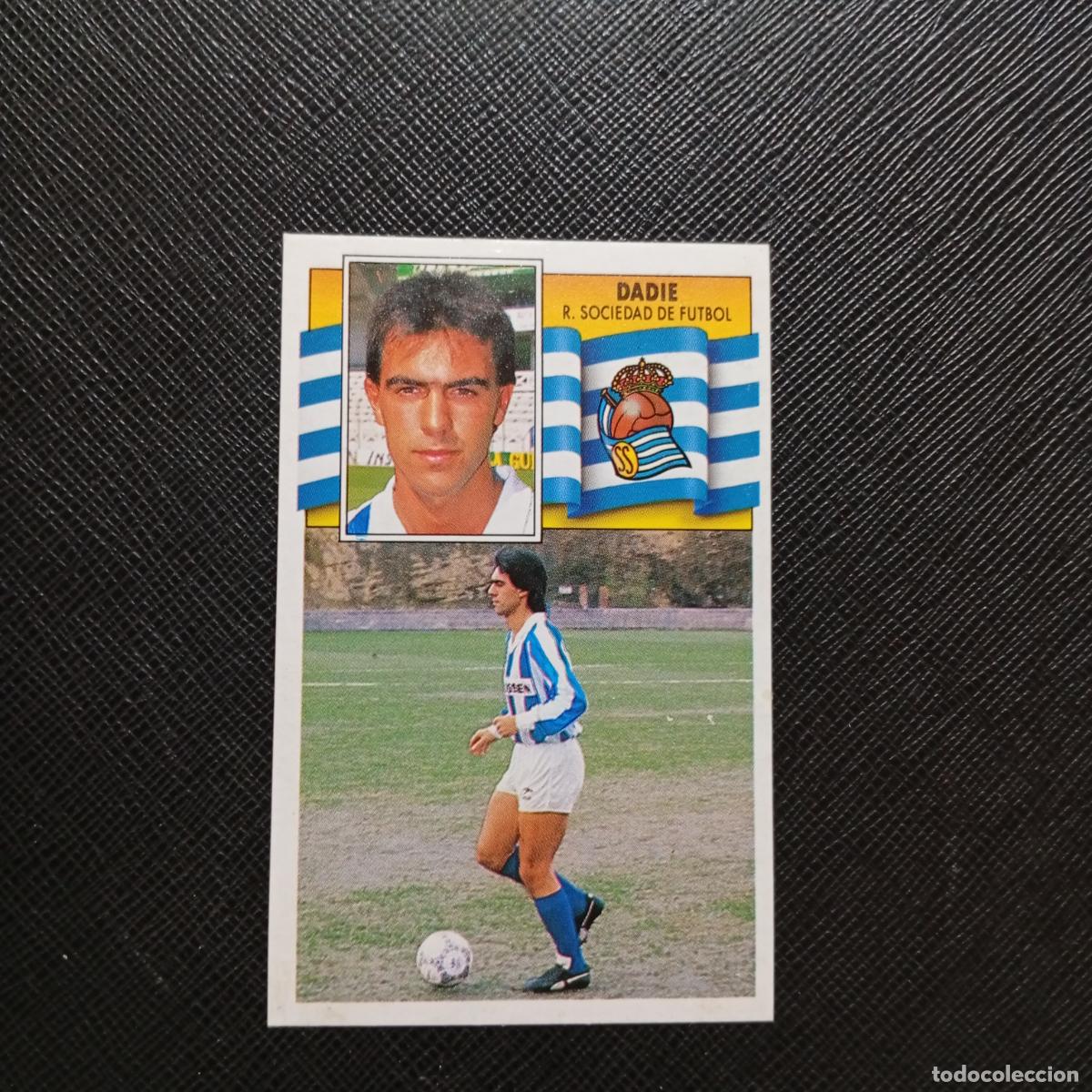 Cartes &agrave; collectionner de Football: DADIE REAL SOCIEDAD ESTE 1990 1991 CROMO FUTBOL LIGA 90 91 - DESPEGADO - A37 PG82