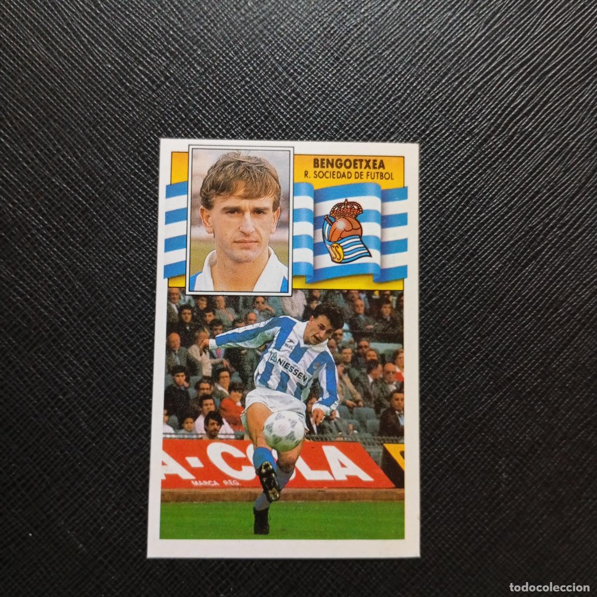 Cartes &agrave; collectionner de Football: BENGOETXEA REAL SOCIEDAD ESTE 1990 1991 CROMO FUTBOL LIGA 90 91 - DESPEGADO - A37 PG82