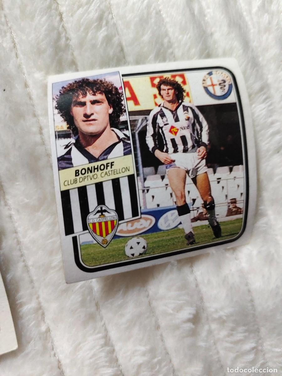 Cromos de f&uacute;tbol: EDICIONES ESTE 89 90 BONHOFF C.D. CASTELLON 1989 1990 DESPEGADO RECUPERADO ALBUM AAQ