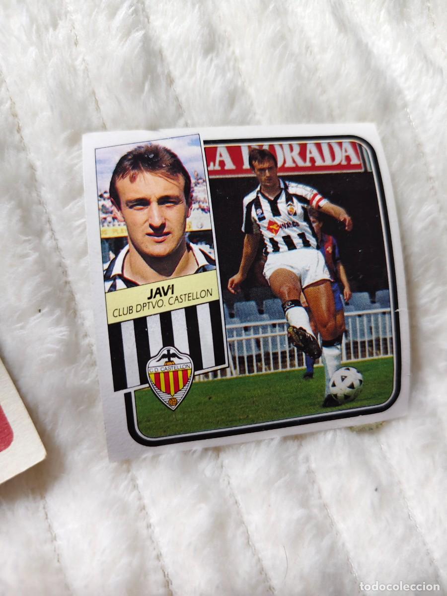 Cromos de f&uacute;tbol: EDICIONES ESTE 89 90 JAVI C.D. CASTELLON 1989 1990 DESPEGADO RECUPERADO ALBUM AAQ