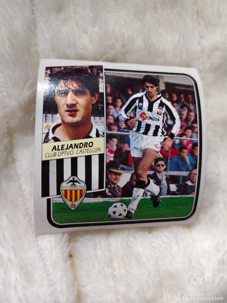 Cromos de f&uacute;tbol: EDICIONES ESTE 89 90 ALEJANDRO C.D. CASTELLON 1989 1990 DESPEGADO RECUPERADO ALBUM AAQ
