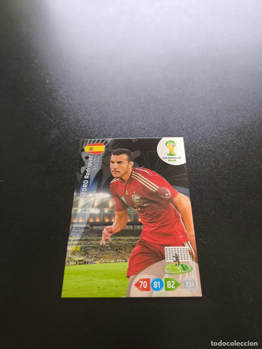 Cromos de f&uacute;tbol: Pedro Rodr&iacute;guez BARCELONA ESPA&Ntilde;A PANINI ADRENALYN XL WORLD CUP MUNDIAL BRASIL 2014 NO LIGA ESTE