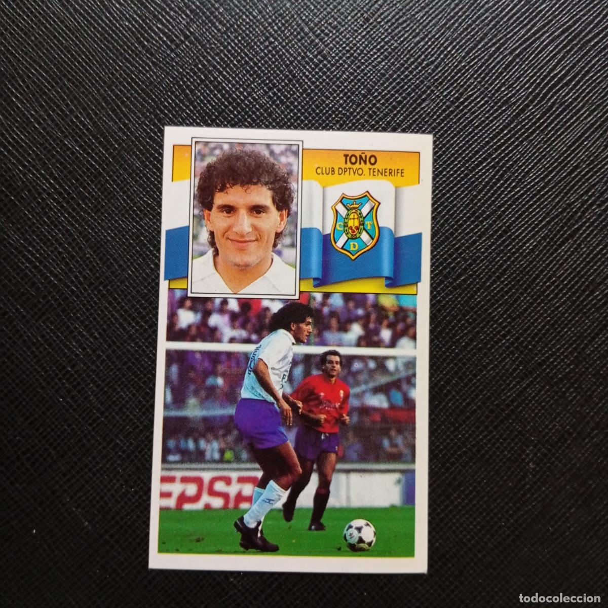 Cromos de f&uacute;tbol: TO&Ntilde;O TENERIFE ESTE 1990 1991 CROMO FUTBOL LIGA 90 91 - DESPEGADO - A37 PG91