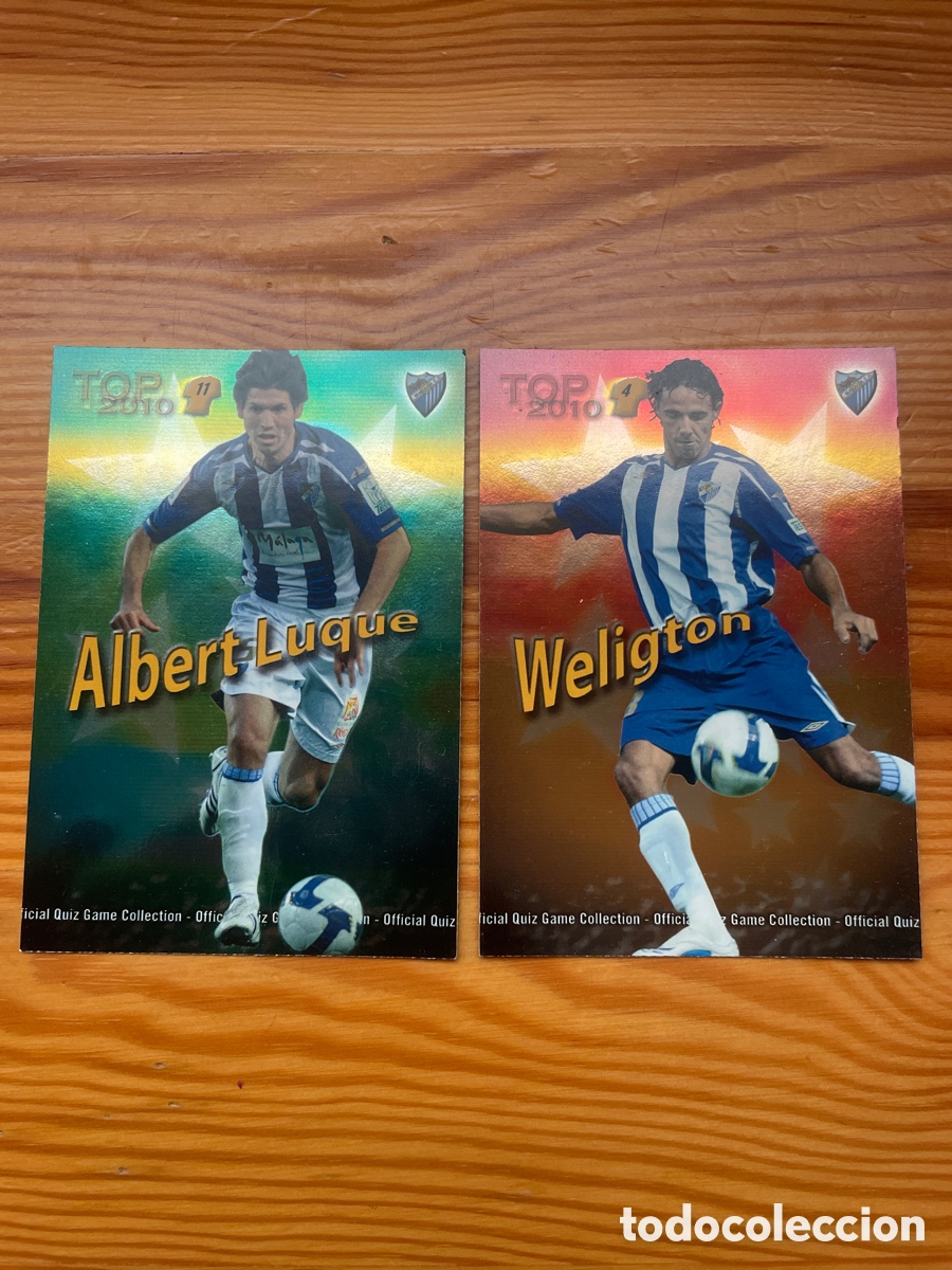 Cromos de f&uacute;tbol: M&aacute;laga mundicromo 2010 top lote 2 cromos