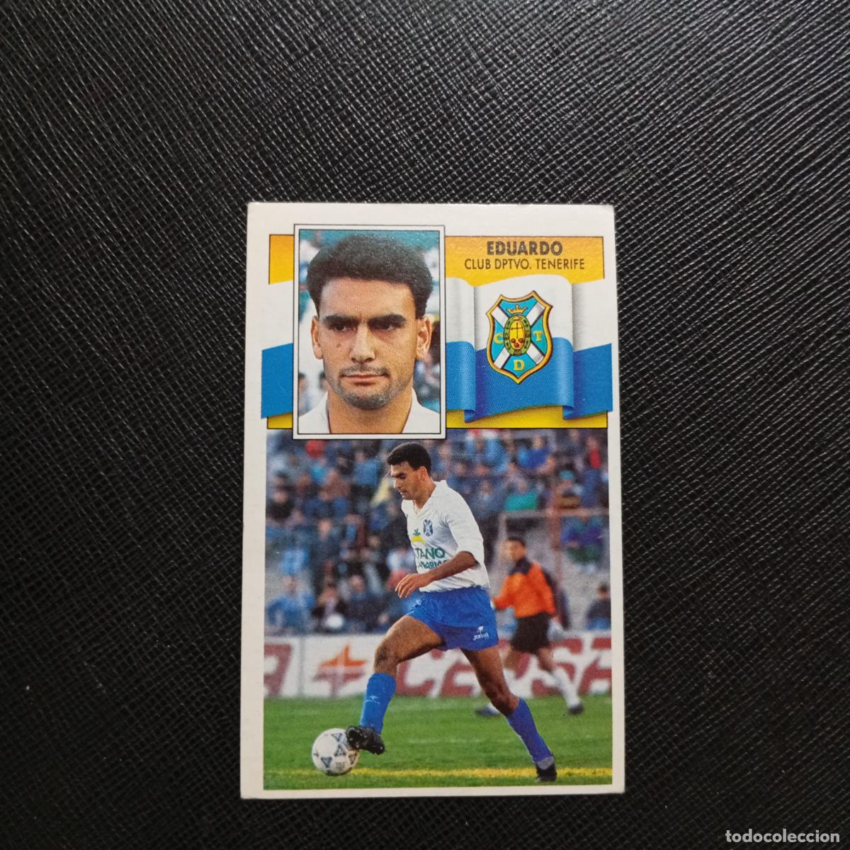 Cromos de Futebol: EDUARDO TENERIFE ESTE 1990 1991 CROMO FUTBOL LIGA 90 91 - DESPEGADO - A37 PG91