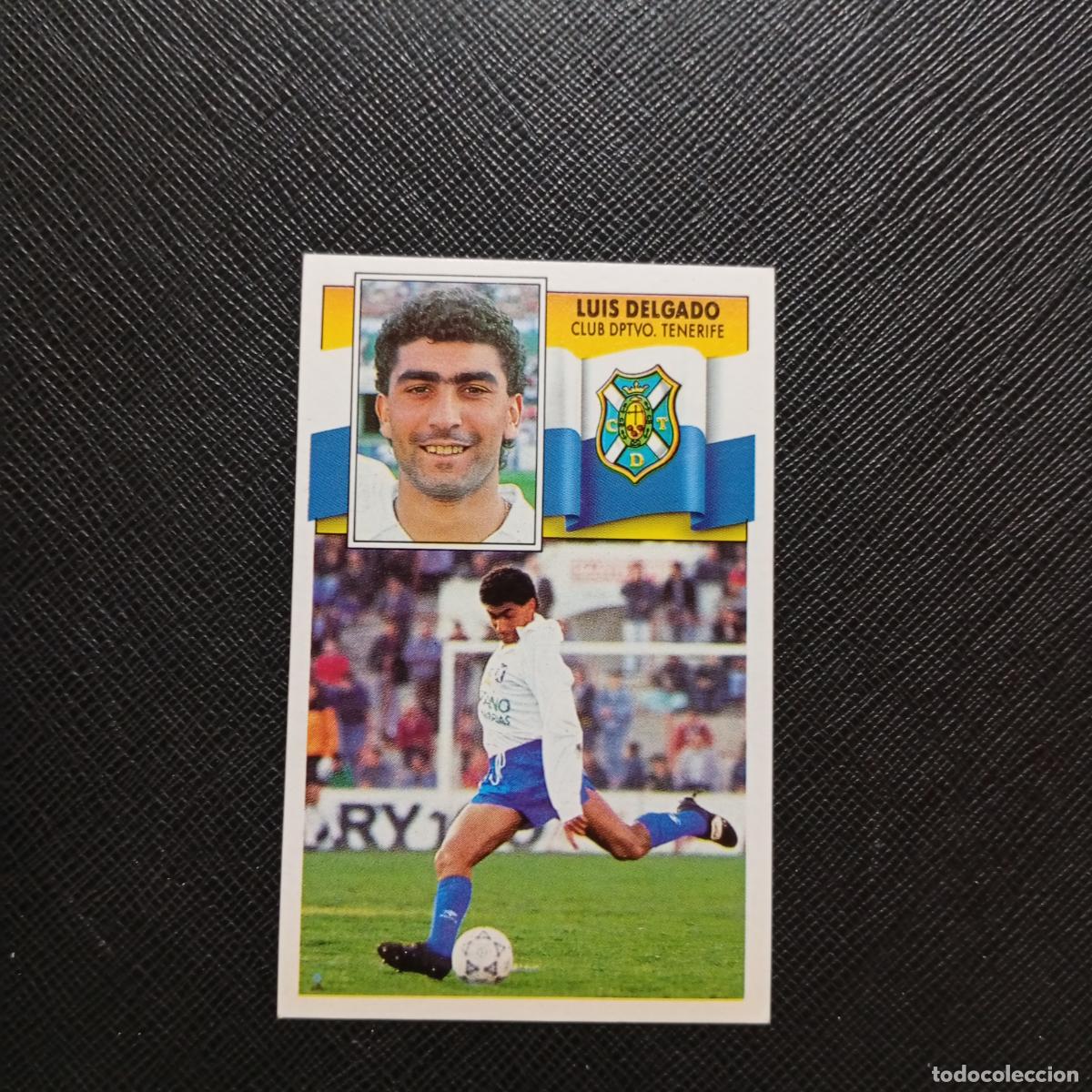 Cromos de Futebol: LUIS DELGADO TENERIFE ESTE 1990 1991 CROMO FUTBOL LIGA 90 91 - DESPEGADO - A37 PG91