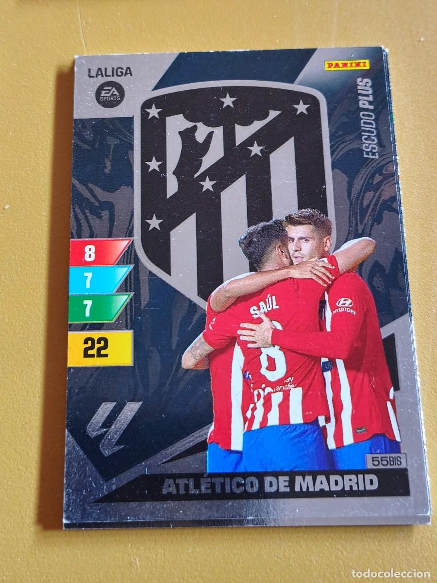 Cromos de f&uacute;tbol: escudo plus, 2023 24 atletico madrid