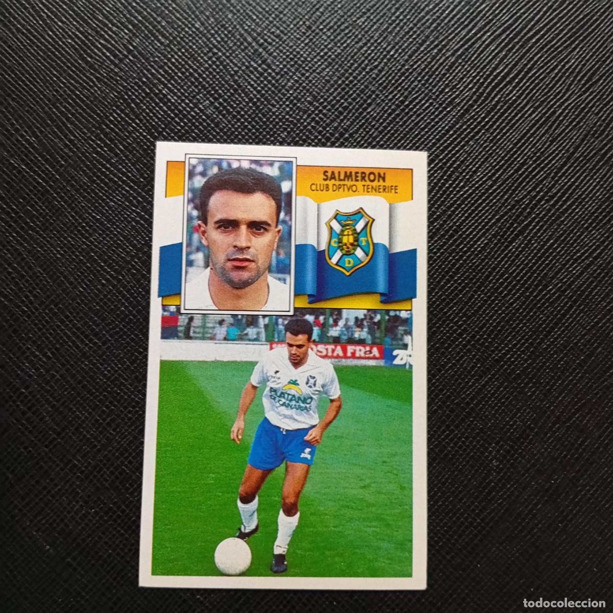 Cromos de f&uacute;tbol: SALMERON TENERIFE ESTE 1990 1991 CROMO FUTBOL LIGA 90 91 - DESPEGADO - A37 PG91
