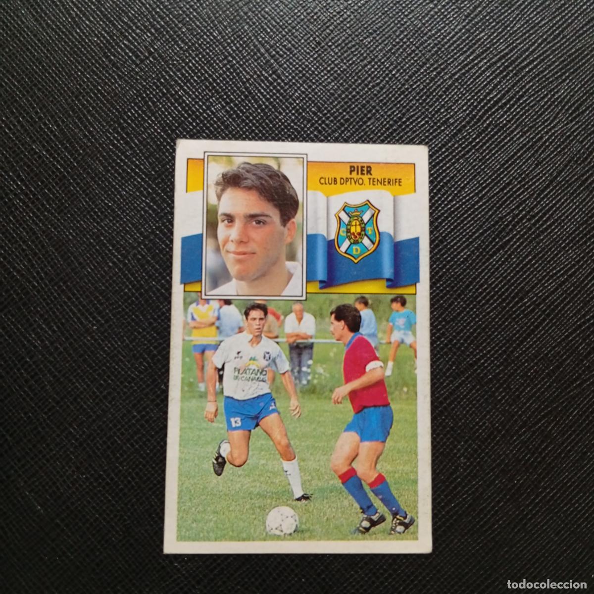 Cromos de f&uacute;tbol: PIER TENERIFE ESTE 1990 1991 CROMO FUTBOL LIGA 90 91 - DESPEGADO - A37 PG91 COLOCA
