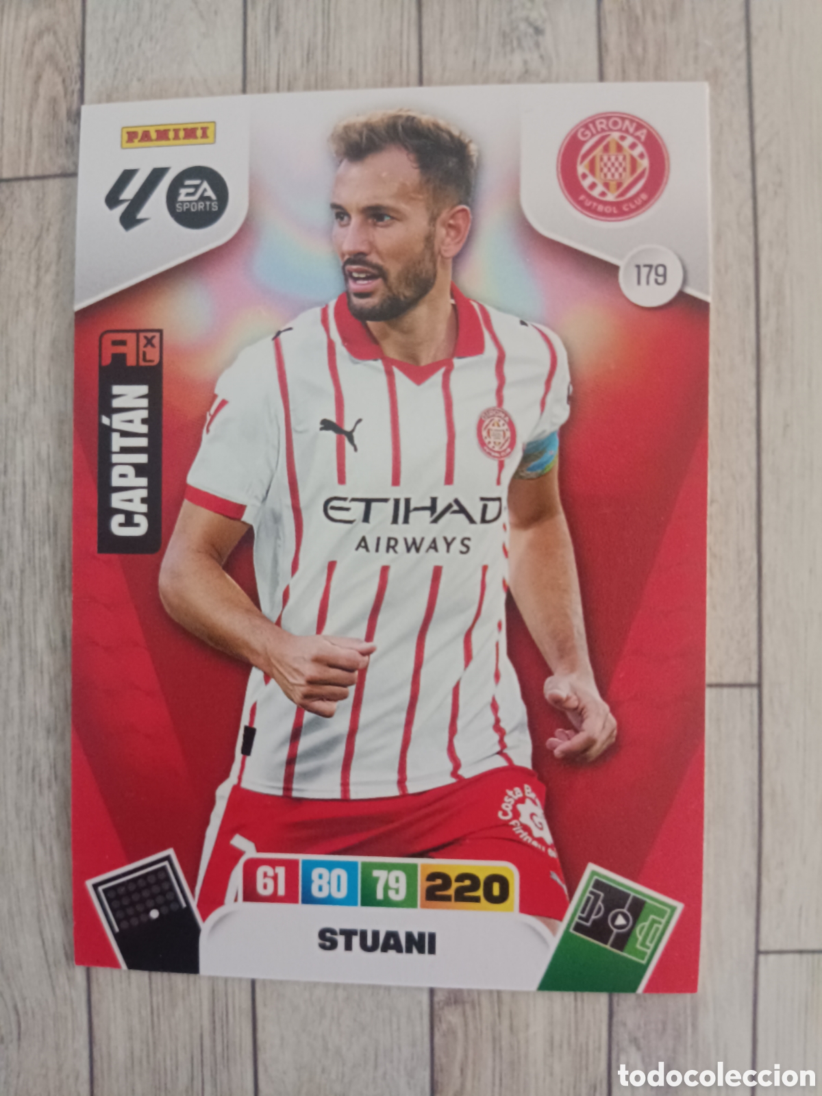 Cromos de f&uacute;tbol: 179 STUANI GIRONA ADRENALYN XL 2025 2026 PANINI 25 26