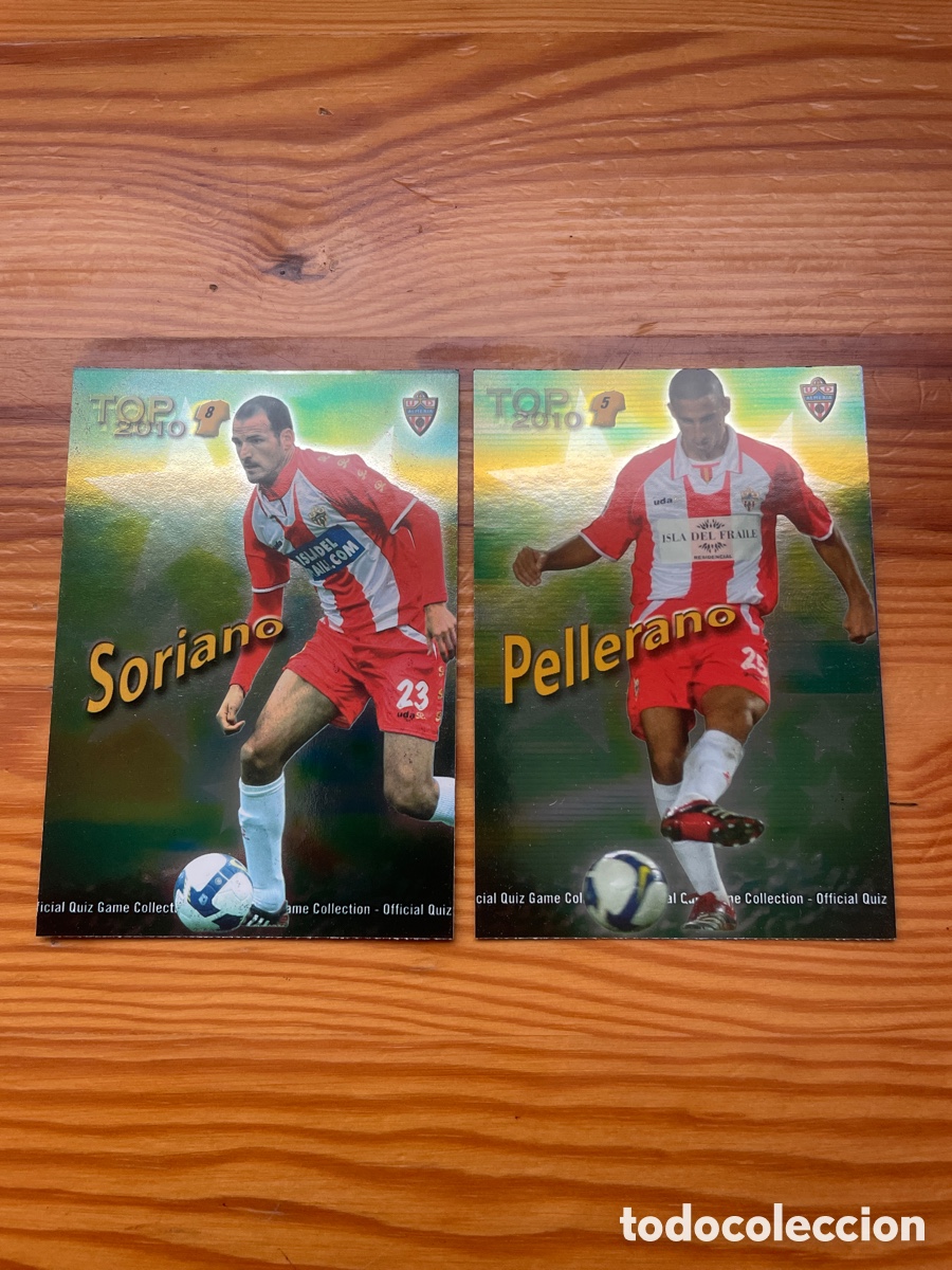 Cromos de f&uacute;tbol: Almer&iacute;a mundicromo 2010 top lote 2 cromos