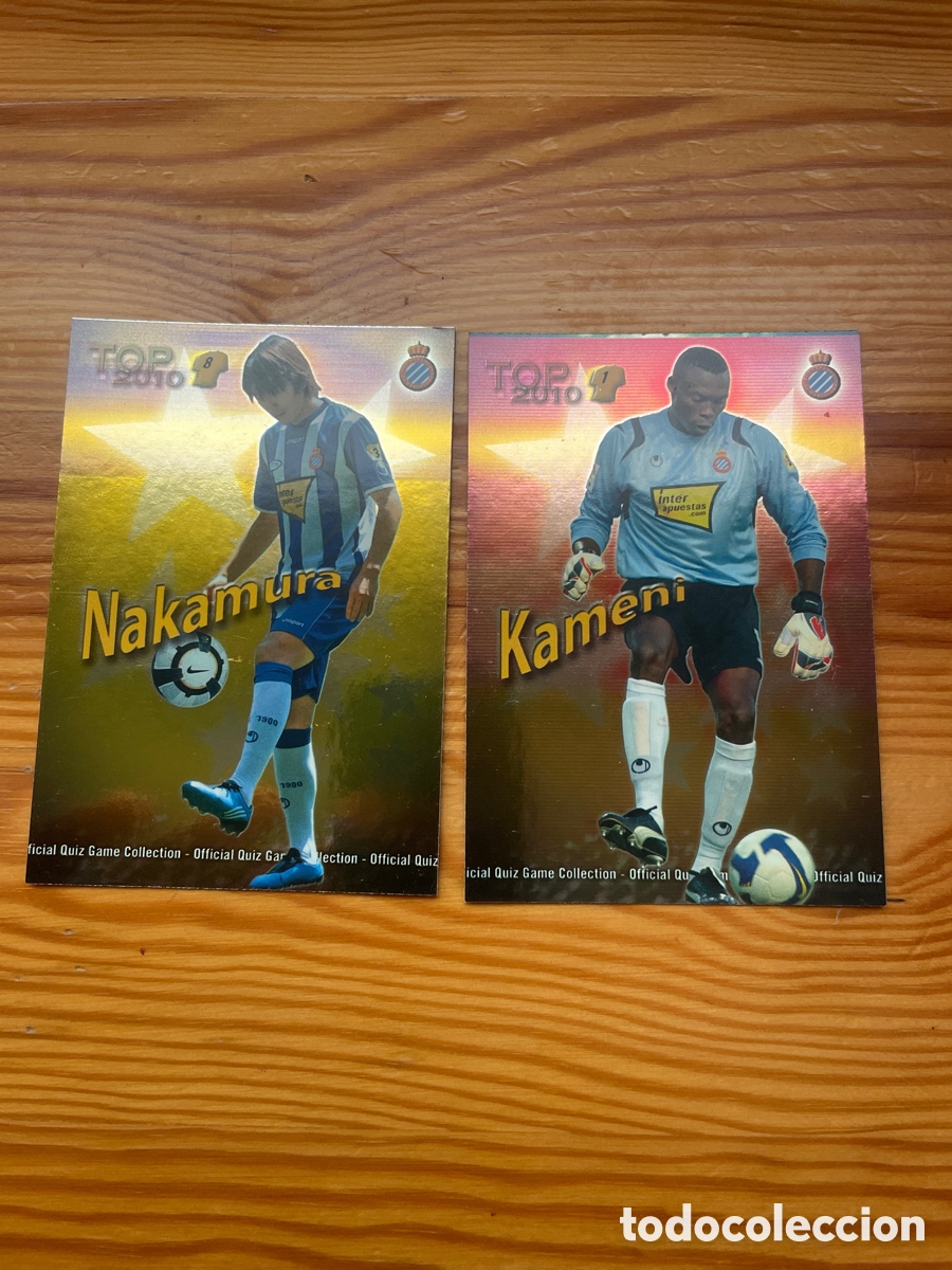 Cromos de f&uacute;tbol: Espanyol mundicromo 2010 top lote 2 cromos