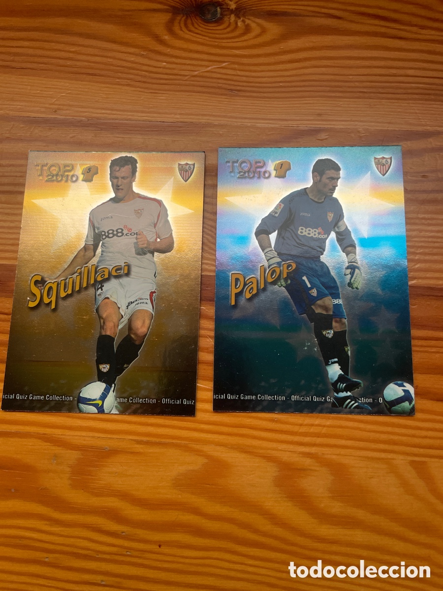 Cromos de f&uacute;tbol: Sevilla mundicromo 2010 top lote 2 cromos