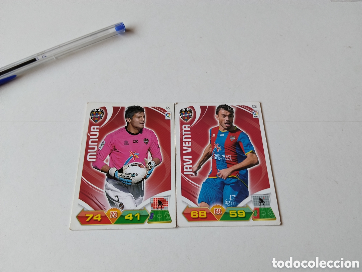 Cromos de f&uacute;tbol: 2 Cromos Levante U.D. 2011-2012