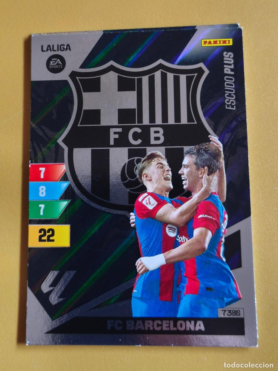 Cromos de f&uacute;tbol: escudo plus, 2023 24 barcelona