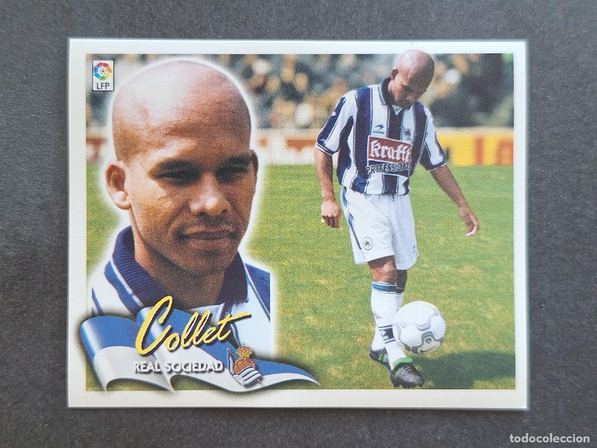 Cromos de f&uacute;tbol: L6 COLLET REAL SOCIEDAD LIGA ESTE 2000 2001 00 01 NUNCA PEGADO SIN PEGAR