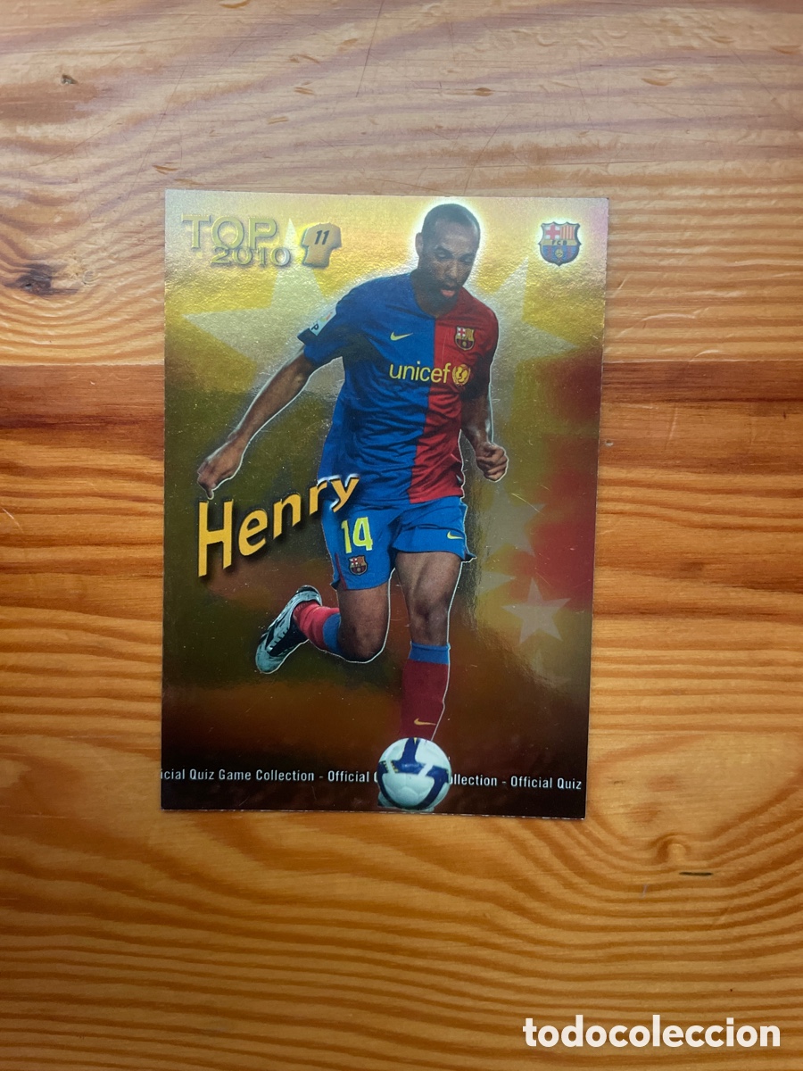 Cromos de f&uacute;tbol: Henry top mundicromo 2010