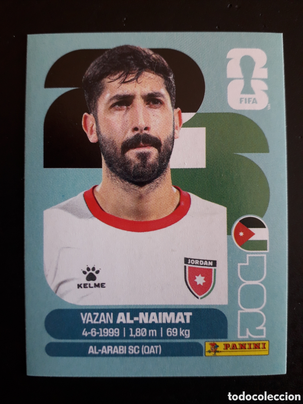 Cromos de f&uacute;tbol: AL NAIMAT JORDANIA JOR 16 MUNDIAL F&Uacute;TBOL 2026 FIFA WORLD CUP PANINI SIN PEGAR PEDIDO M&Iacute;NIMO 3&euro;