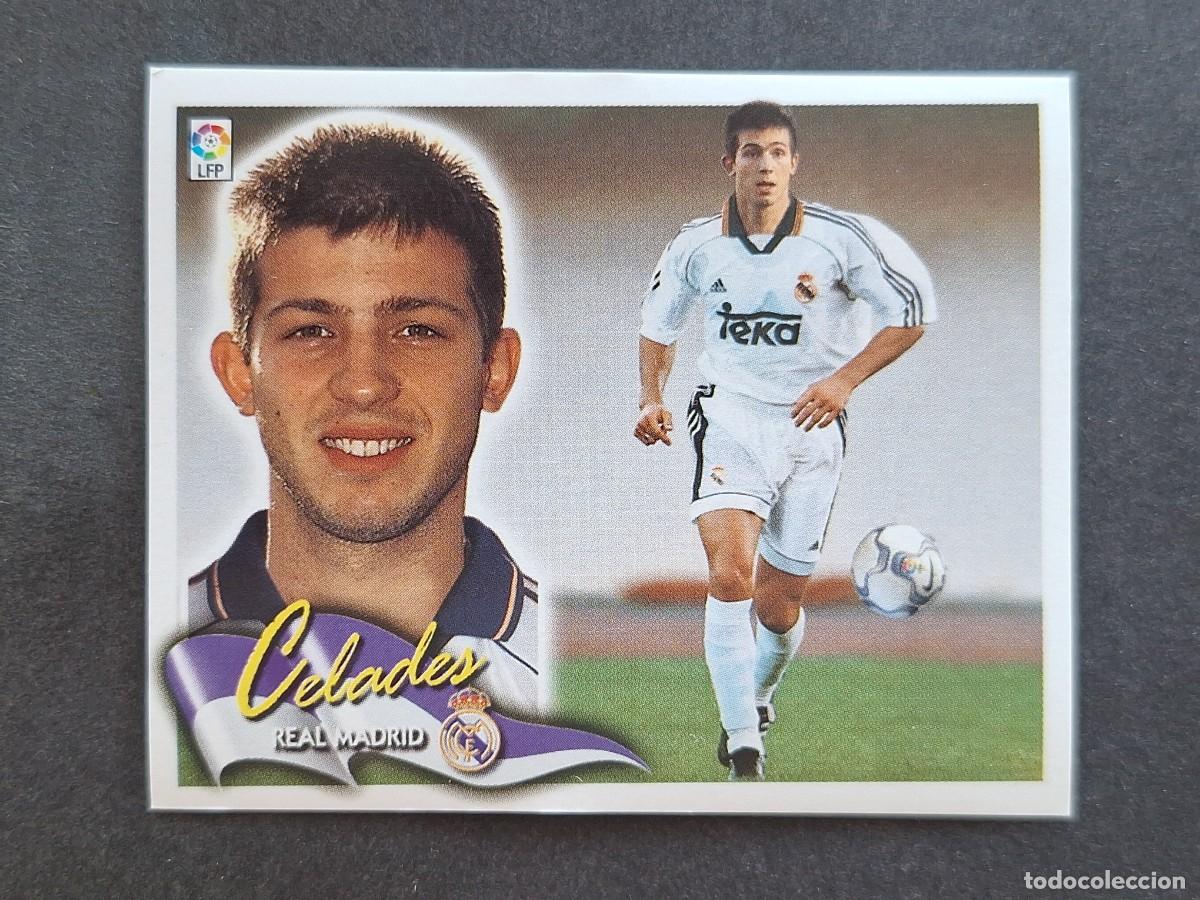 Cartes &agrave; collectionner de Football: L6 CELADES REAL MADRID FICHAJE 2 LIGA ESTE 2000 2001 00 01 NUNCA PEGADO SIN PEGAR