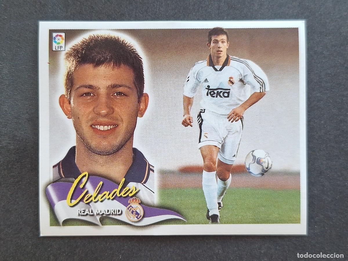 Cartes &agrave; collectionner de Football: L6 CELADES REAL MADRID FICHAJE 2 LIGA ESTE 2000 2001 00 01 NUNCA PEGADO SIN PEGAR