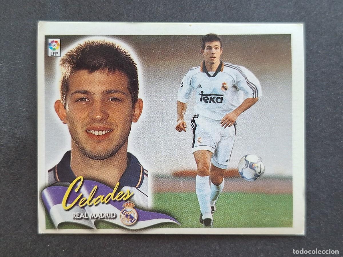 Cartes &agrave; collectionner de Football: L6 CELADES REAL MADRID FICHAJE 2 LIGA ESTE 2000 2001 00 01 NUNCA PEGADO SIN PEGAR